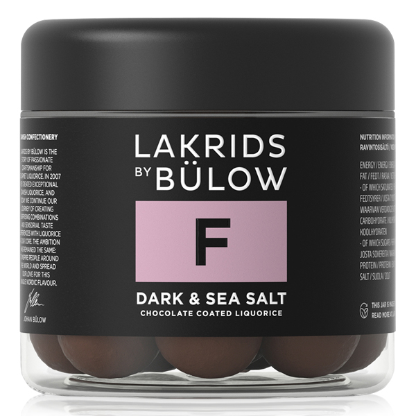 Lakrids by Bülow F - Dunkel & Meersalz 115 g