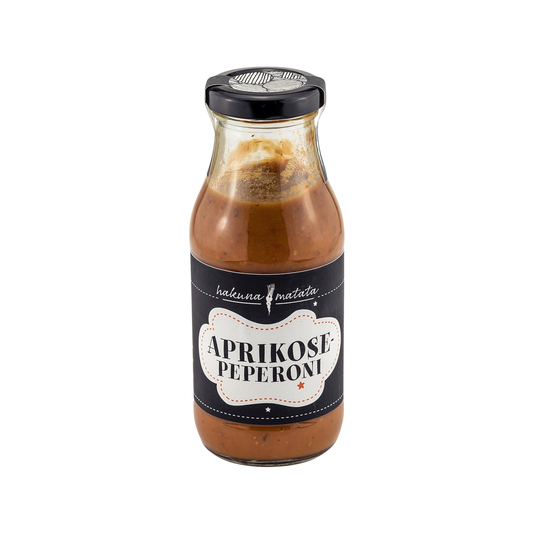 Aprikose-Peperoni Sauce