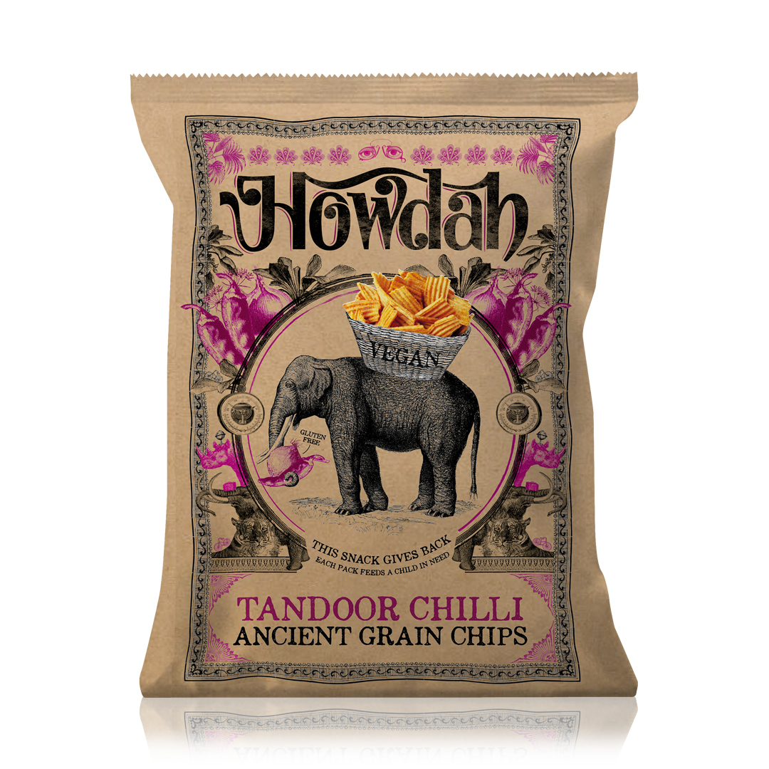 Howdah Tandoor Chilli Chips 130 g Beutel