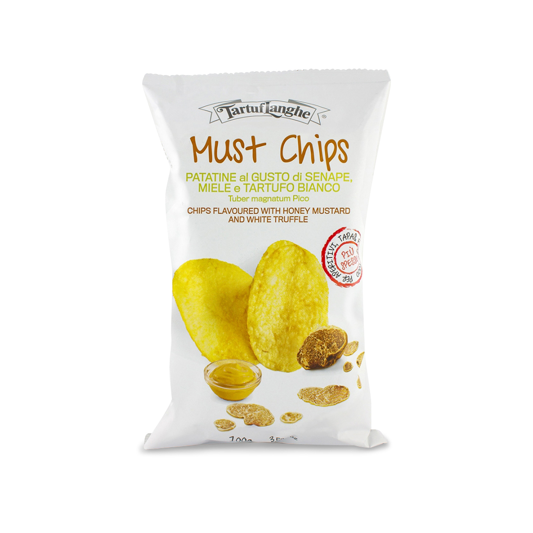 Kartoffelchips mit Senf 100 g Tüte