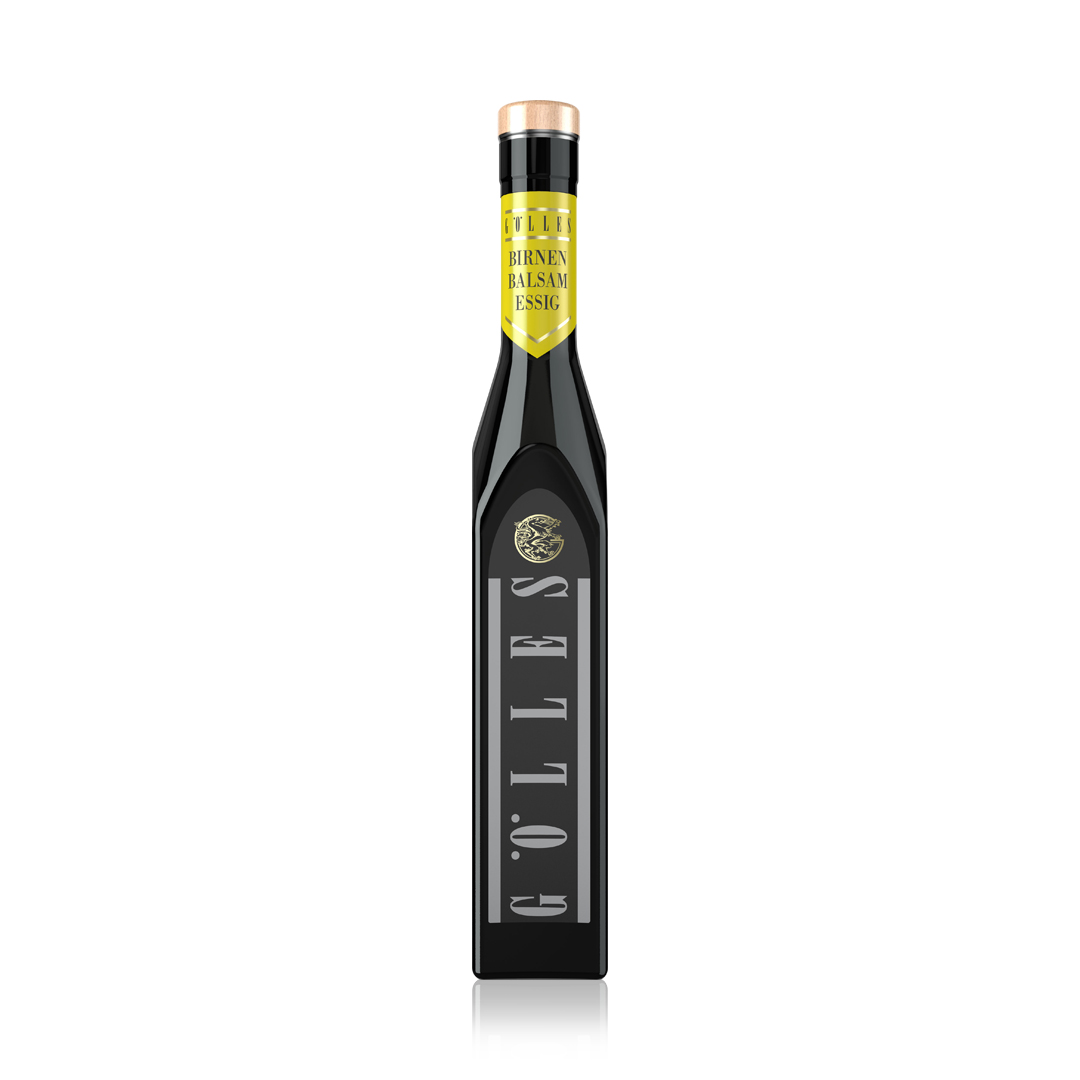 goelles-birnen_balsamessig_250ml-1080sq Flasche Gölles Birnen Balsamessig 250 ml – fruchtiger Essig mit reifen Birnen.