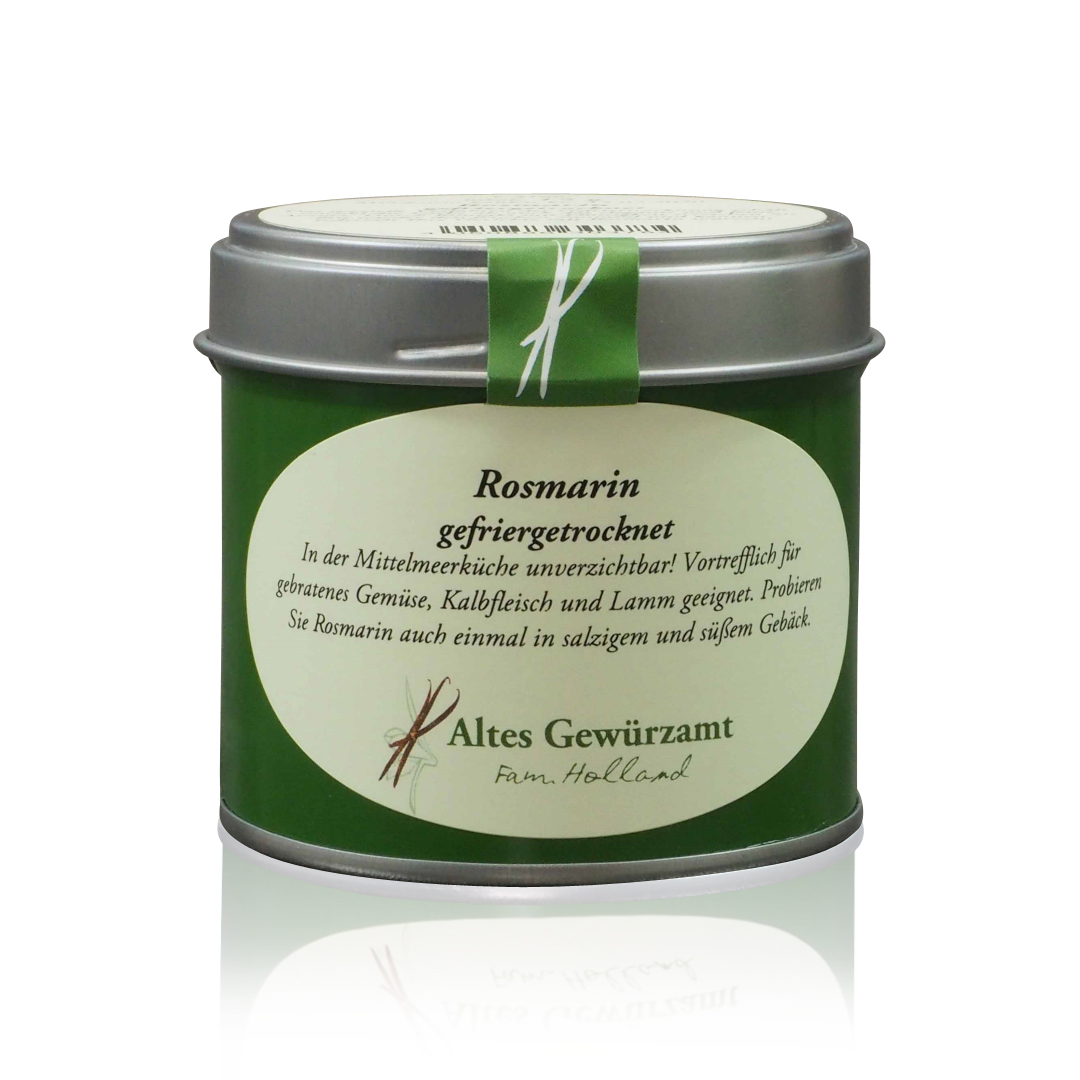 Altes Gewürzamt Rosmarin Gefriergetrocknet Dose Produktbild Altes Gewürzamt Rosmarin Gefriergetrocknet Dose