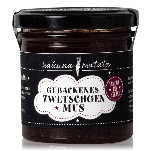 Gebackenes Zwetschgenmus