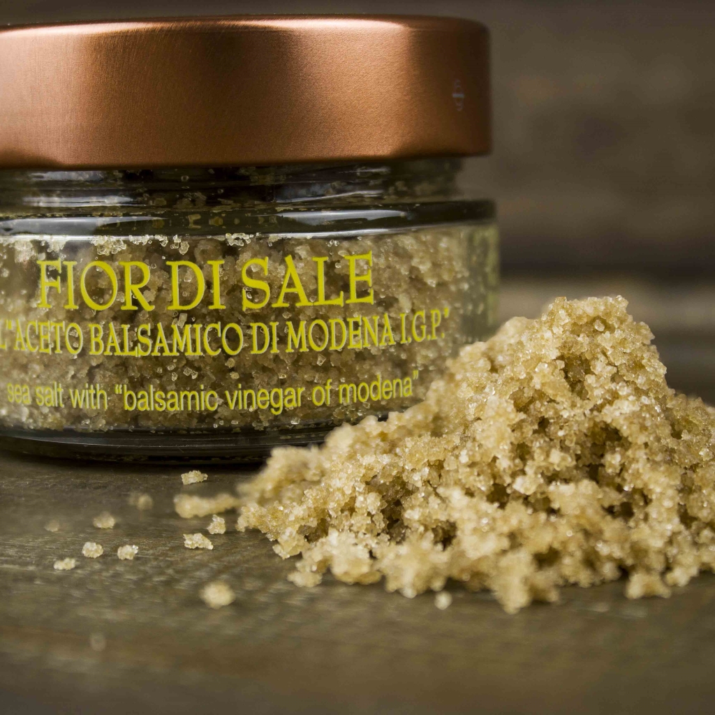Fior di Sale Balsamico (Balsamico-Salz) - 100 g Glas