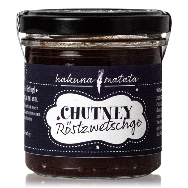 Röstzwetschgen Chutney