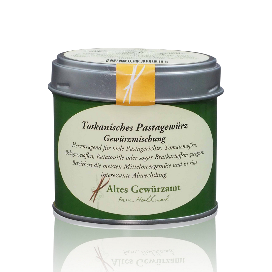 Altes Gewürzamt Toskanisches Pastagewürz Dose Produktbild Altes Gewürzamt Toskanisches Pastagewürz Dose
