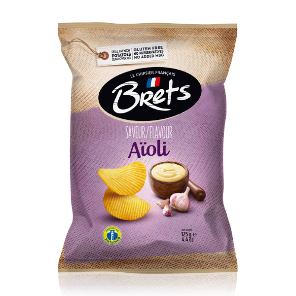 Brets Chips Aioli 125g