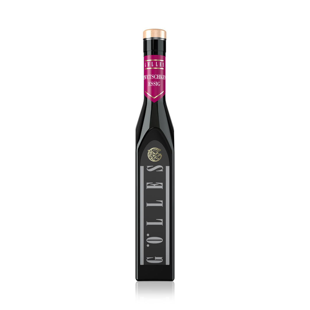 goelles-zwetschken_essig_250ml-1080sq Flasche Gölles Zwetschken Essig 250 ml – fruchtiger Pflaumenessig mit feiner Süße.