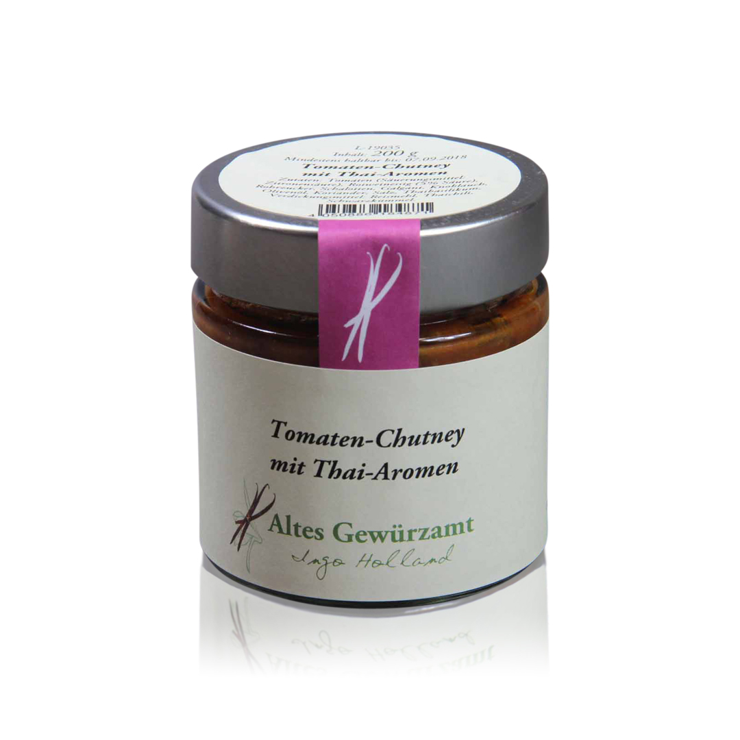 Altes Gewürzamt Tomaten Chutney Glas Produktbild Altes Gewürzamt Tomaten Chutney Glas