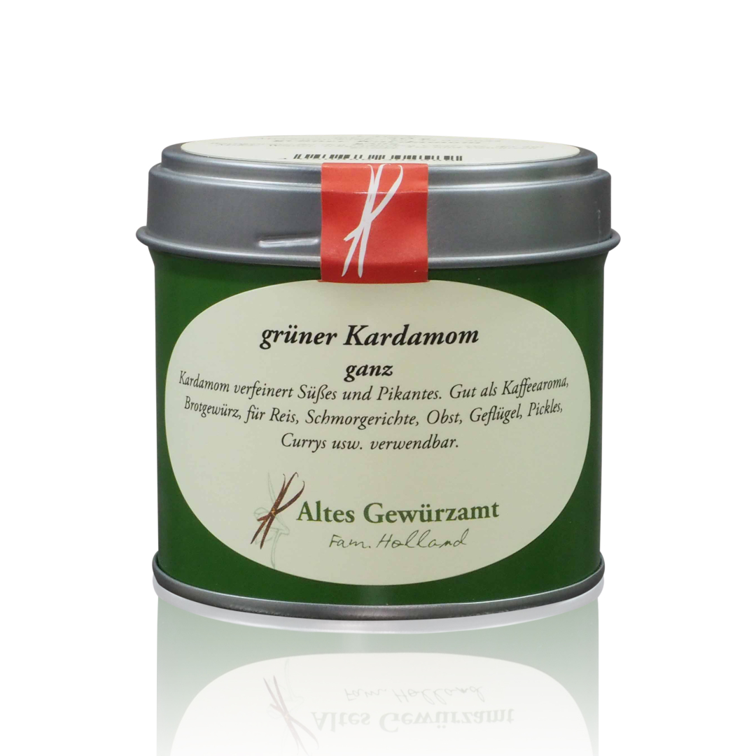 Grüner Kardamom ganz 60 g Dose