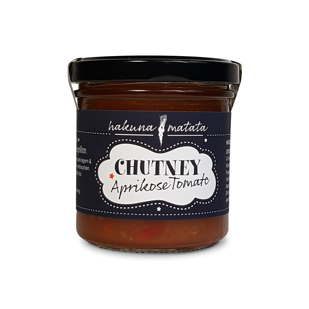 Aprikosen-Tomaten Chutney 150 g Glas