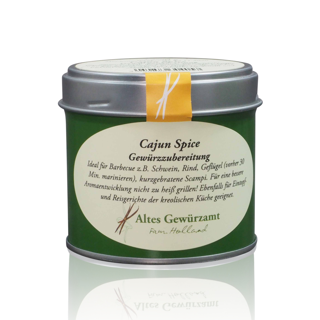 Altes Gewürzamt Cajun Spice Dose Produktbild Altes Gewürzamt Cajun Spice Dose
