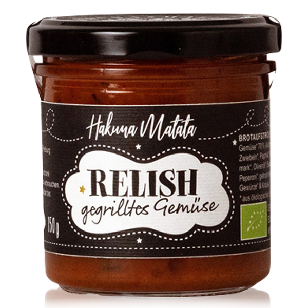 Relish gegrilltes Gemüse