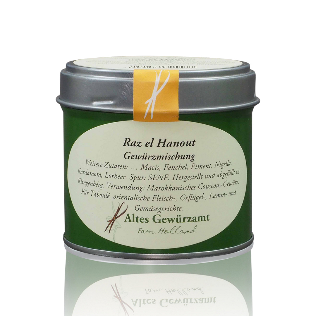 Altes Gewürzamt Raz El Hanout Dose Produktbild Altes Gewürzamt Raz El Hanout Dose