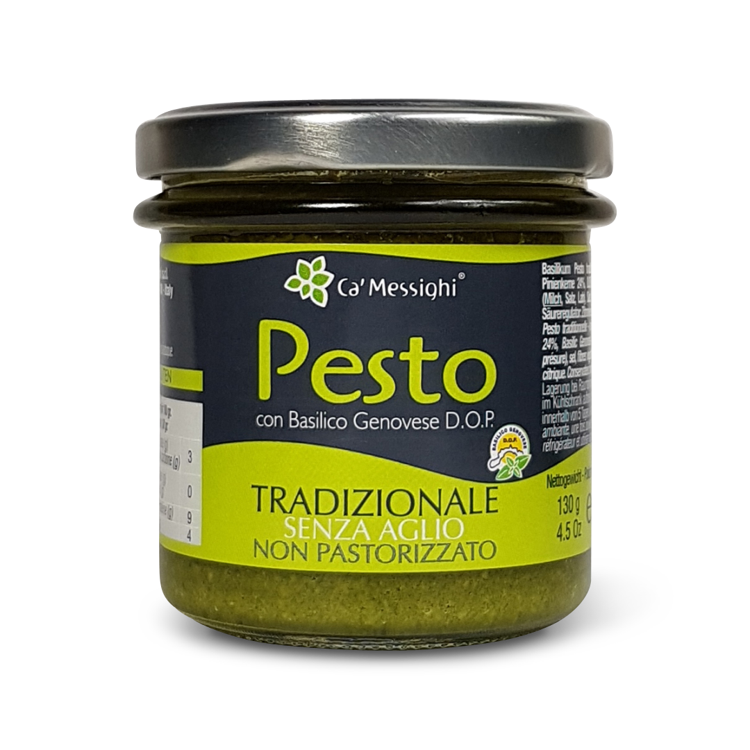Pesto Tradizionale senz'aglio 130 g Glas