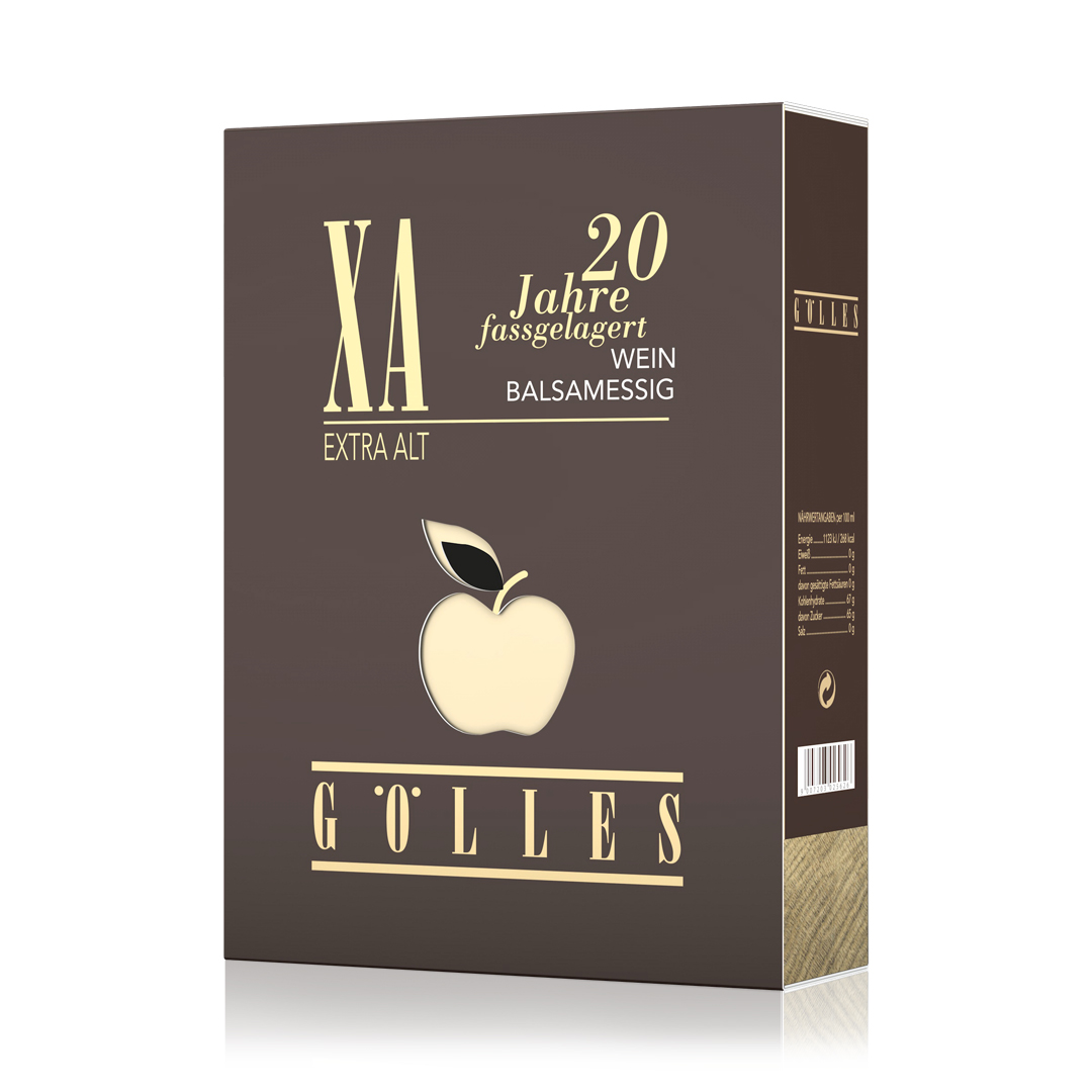 goelles-verpackung_xa_apfel_balsamessig-1080sq Geschenkverpackung Gölles XA Apfel Balsamessig – stilvoll verpackter Premium-Essig.