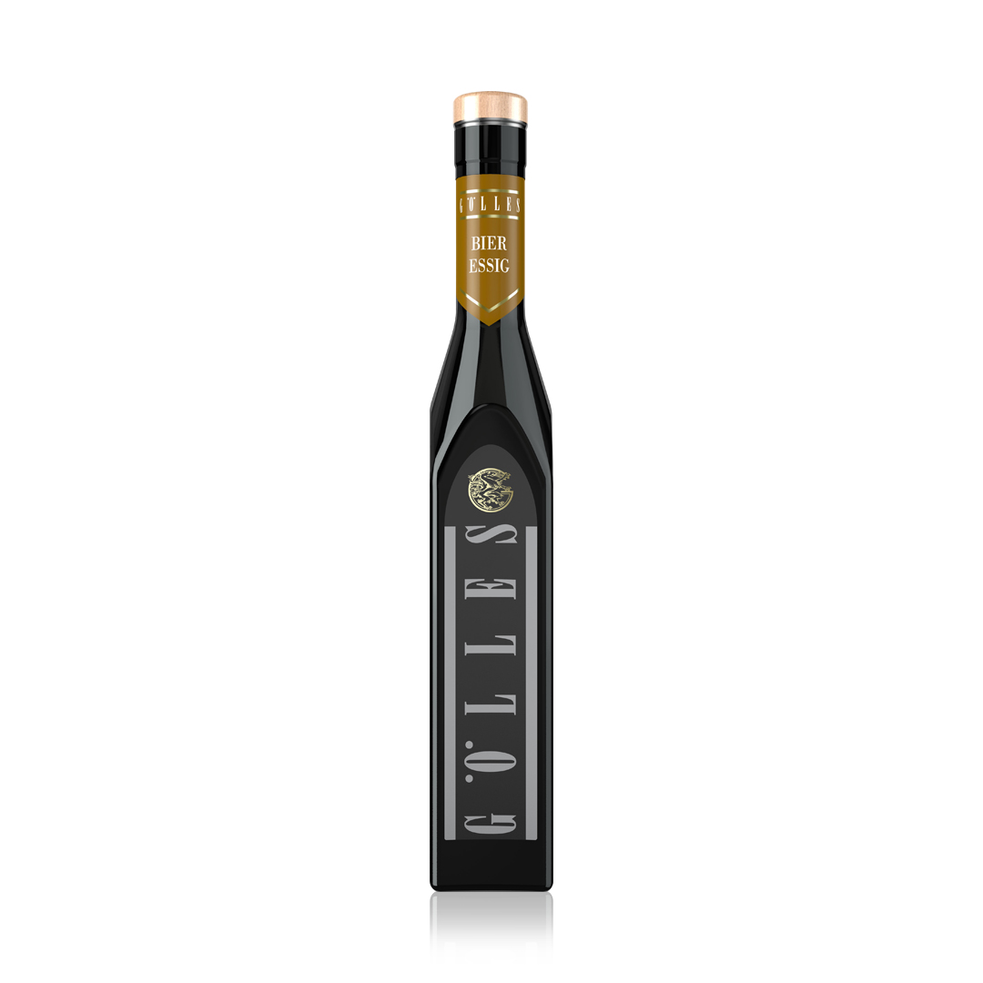 goelles-bier_essig_250ml-1080sq Flasche Gölles Bier Essig 250 ml – aromatischer Essig mit malziger Biernote.