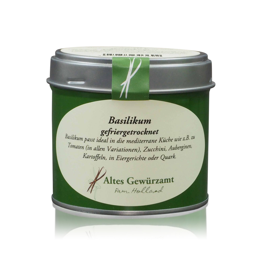 Altes Gewürzamt Basilikum Dose Produktbild Altes Gewürzamt Basilikum Dose