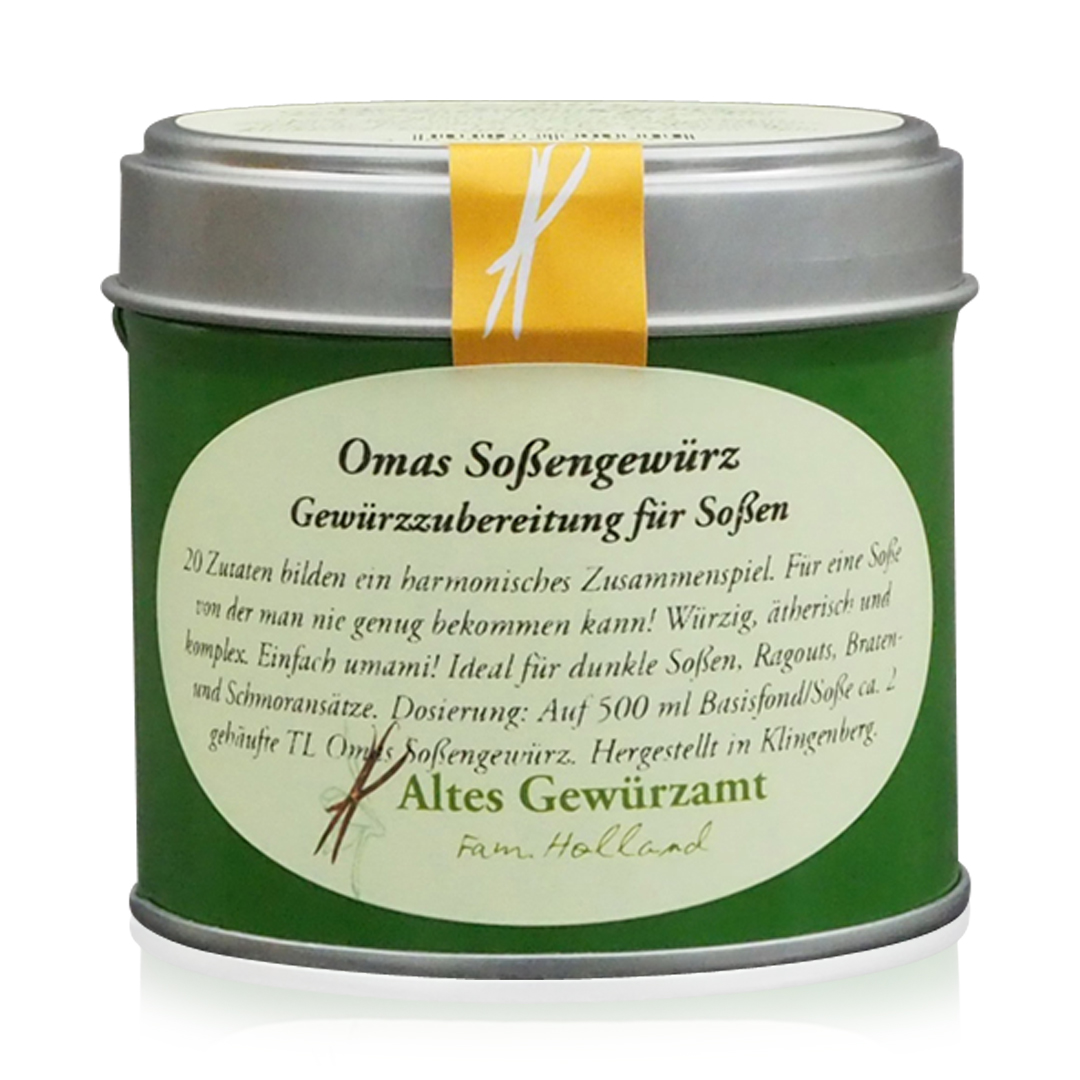Altes Gewürzamt Omas Sossengewürz Dose Produktbild Altes Gewürzamt Omas Sossengewürz Dose