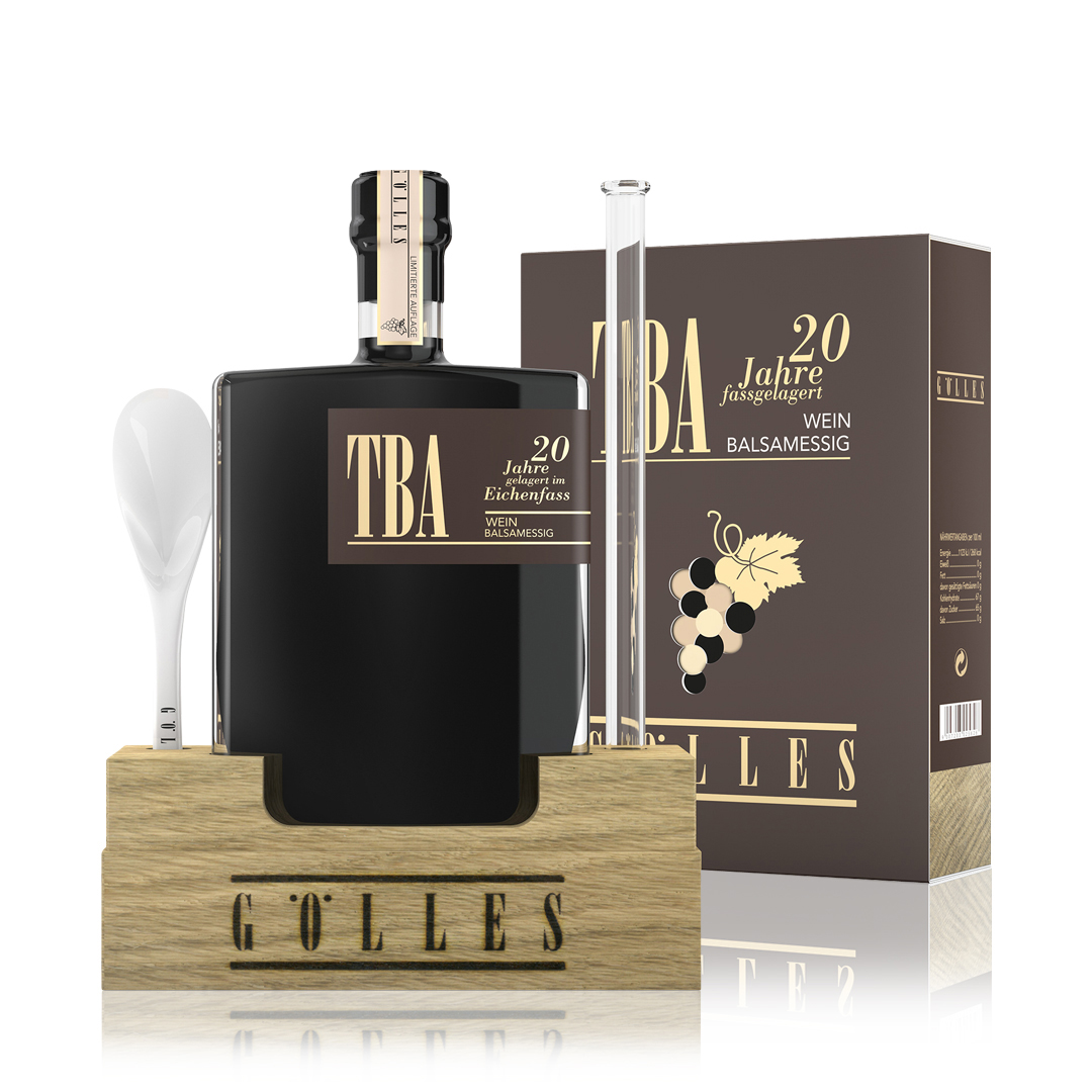goelles-tba_balsamessig_eichenfass-1080sq Flasche Gölles TBA Balsamessig Eichenfass – gereifter Balsamessig mit Eichenfass-Aromen.