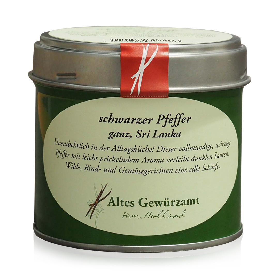 Sri-Lanka Pfeffer schwarz 80 g Dose