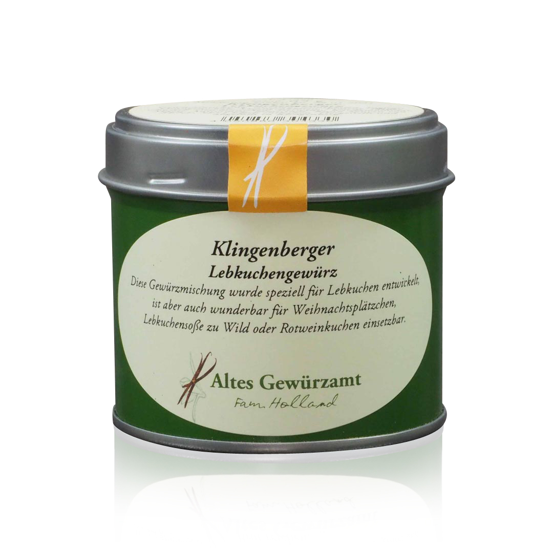 Altes Gewürzamt Klingenberger Lebkuchengewürz Dose Produktbild Altes Gewürzamt Klingenberger Lebkuchengewürz Dose